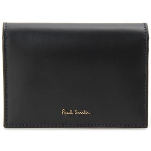 Paul Smith ポールスミス 名刺入れ ATPC 4776 W76179 カードケース ブラック メンズ｜s-select