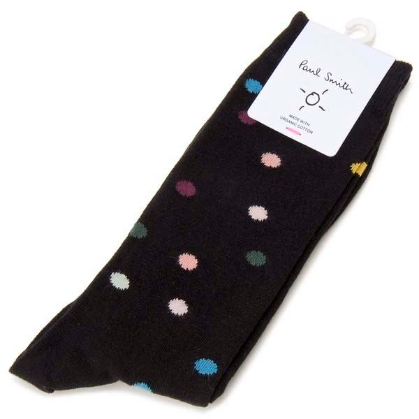 Paul Smith ポールスミス 靴下 ソックス メンズ ブラック ドット 水玉 M1A194B ...