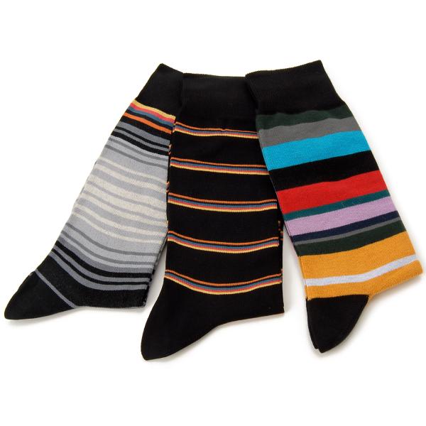 Paul Smith ポールスミス 靴下 3足セット メンズ M1ASOCK J3PKL79