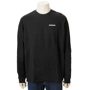 Patagonia パタゴニア ロンT メンズ ブラック 38518 BLK ロゴ 長袖Tシャツ｜s-select