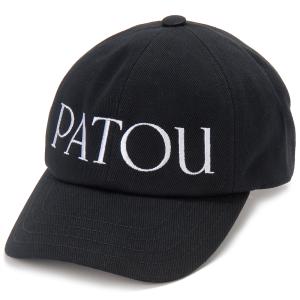 PATOU パトゥ キャップ レディース メンズ ブラック AC0400132999B UNISEX CAP｜s-select