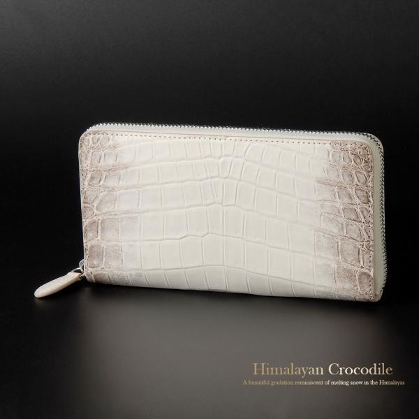バレンタインセール ヒマラヤ クロコダイル 長財布 メンズ レディース RODANIA ロダニア 高...