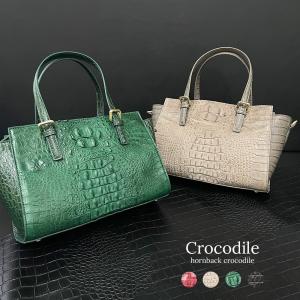 ホーンバッククロコダイル ショルダーバッグ レデ...の商品画像