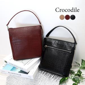 ほぼ未使用品 RODANIA ロダニア ワニ革 クロコダイルレザー ハンドバッグ スーパーセール クロコダイル ショルダーバッグ ポシェット レディース
