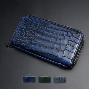RODANIA（ロダニア） ヒマラヤ クロコダイル 長財布 高級一枚革仕立て