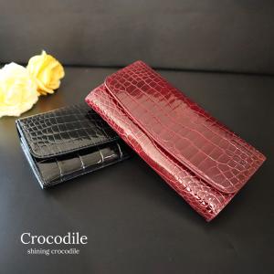 ロダニア RODANIA シャイニング クロコダイル ラウンドファスナー長