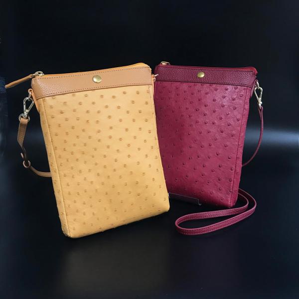 期間限定セール ロダニア RODANIA オーストリッチ×牛革 ショルダーバッグ レディース RDO...