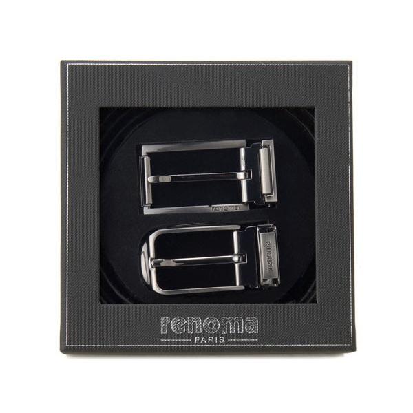レノマ renoma ベルト メンズ ギフトセット 牛革 2バックル リバーシブル ベルトセット 0...
