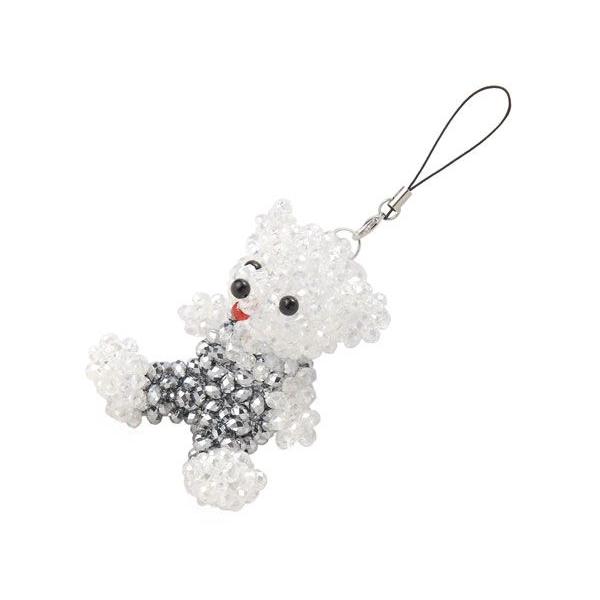 訳あり 理由あり (細かいキズ・汚れあり) ファッションジュエリー/クリスタルビーズ/クマ/ストラッ...