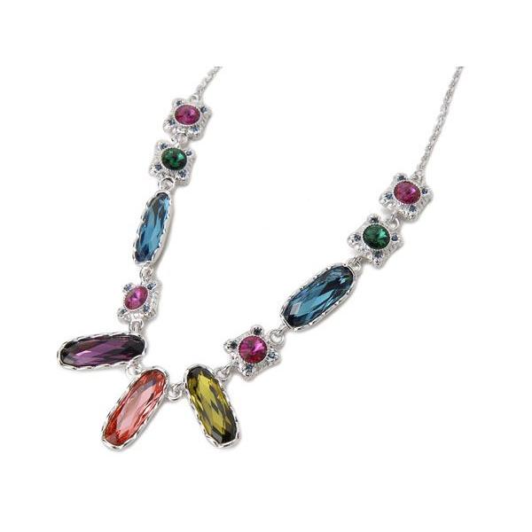 訳あり(細かいキズ・汚れあり) ファッションジュエリー ネックレス ペンダント スワロフスキー HS...