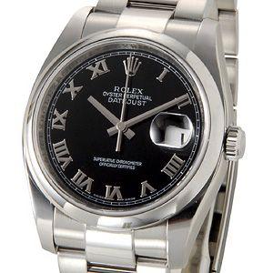 ロレックス ROLEX 116200 BK-R デイトジャスト ブラック ローマ メンズ 腕時計 116200 新品 当店5年保証｜s-select