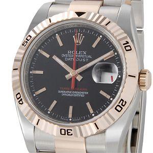 ROLEX ロレックス オイスターパペチュアル デイトジャスト ターノグラフ ピンクゴールドベゼル ...