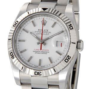ROLEX ロレックス オイスターパペチュアル デイトジャスト ターノグラフ ホワイトゴールドベゼル...