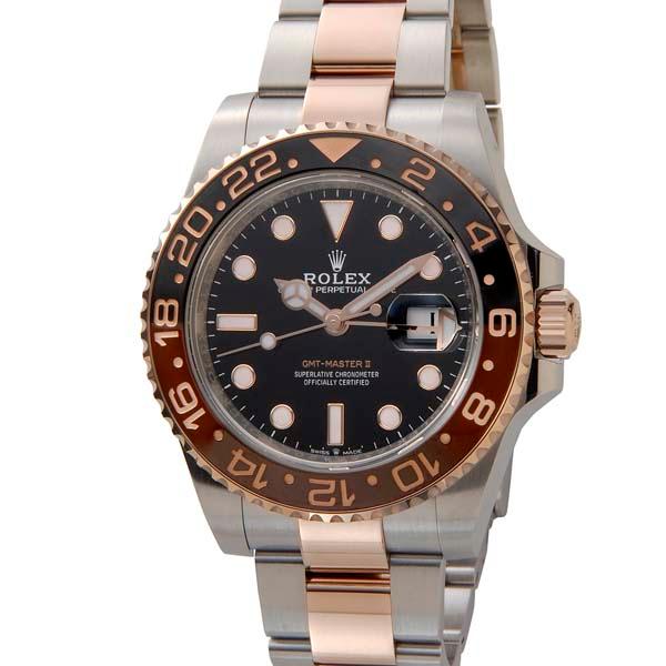 ロレックス ROLEX GMTマスターII メンズ 126711CHNR 40mm オイスタースチー...