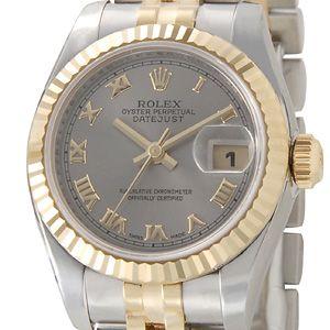 ROLEX ロレックス オイスターパペチュアル デイトジャスト YG/コンビ レディース 17917...