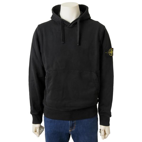 バレンタインセール STONE ISLAND ストーンアイランド パーカー 長袖 メンズ ブラック ...