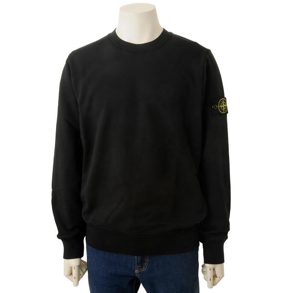 STONE ISLAND ストーンアイランド スウェット トレーナー メンズ ブラック 791563...
