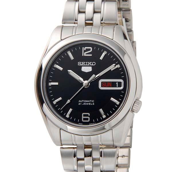 バレンタインセール SEIKO セイコー 腕時計 メンズ ブラック×シルバー SNK393K SEI...