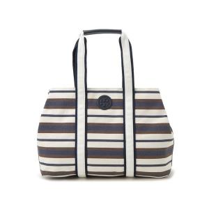 トリーバーチ TORY BURCH トートバッグ 11159573 980 CODE STRIPE キャンバス トート レディース バッグ トリバーチ ブランド｜s-select