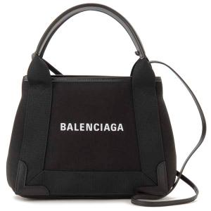 訳あり　背面に白い線あり　BALENCIAGA バレンシアガ トートバッグ レディース ブラック 390346 2HH3N 1000 ネイビー カバス XS キャンバストート｜s-select
