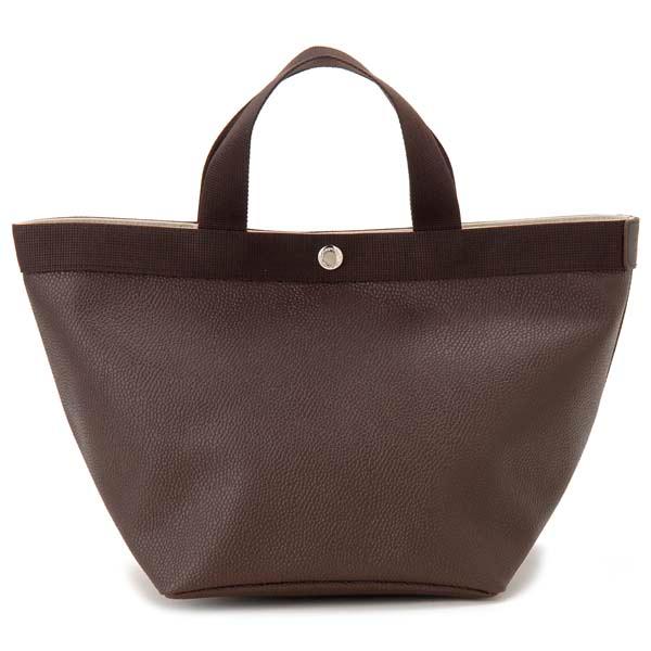 訳あり　保護袋なし　エルベシャプリエ Herve Chapelier トートバッグ レディース モカ...