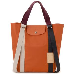 訳あり　持ち手に傷あり　LONGCHAMP ロンシャン トートバッグ レディース オレンジ 10203HCCP69 LE PLIAGE RE-PLAY ル プリアージュ リプレイ｜s-select