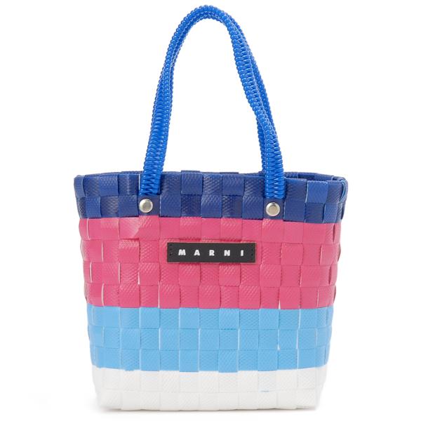 訳あり　持ち手付け根部分、裏地が見えている　MARNI マルニ ハンドバッグ かごバッグ M0081...