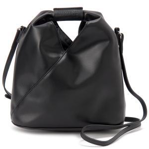 サマータイムセール 訳あり　保護袋汚れ、背面下側に押し傷あり　Maison Margiela メゾンマルジェラ ハンドバッグ レディース ブラック SB6WD0026P4313T8013 MM6