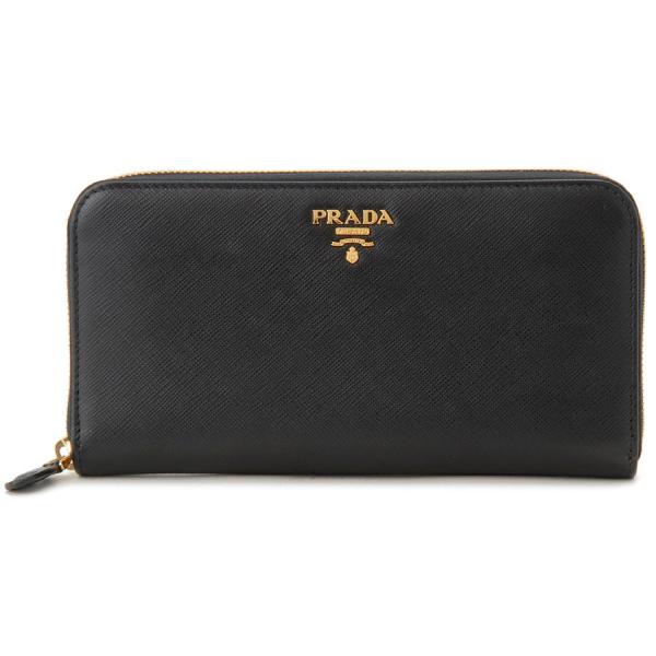 訳あり　ギャランティーカードなし　プラダ 長財布 PRADA 1ML506 QWA F0002 サフ...