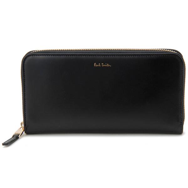 訳あり　箱不良　ポールスミス Paul Smith ラウンドファスナー長財布 WRXC-4609-W...
