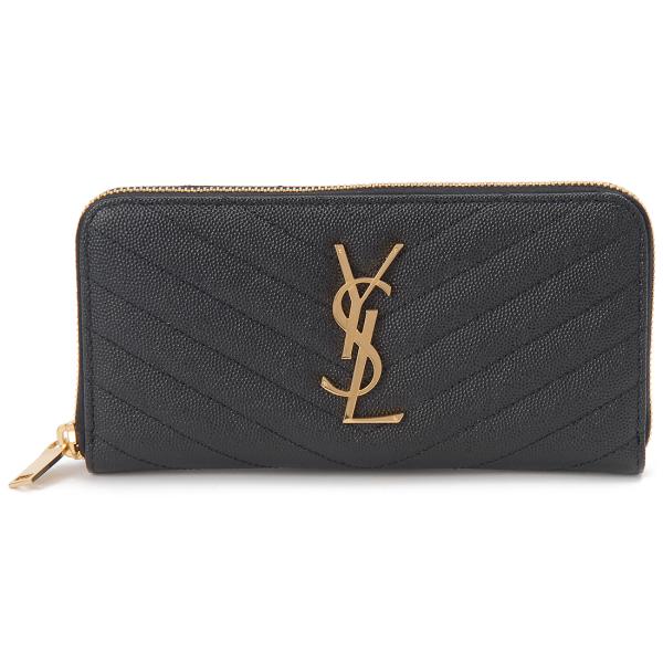 訳あり 内側ファスナーにすれて革めくれ サンローランパリ SAINT LAURENT PARIS ラ...