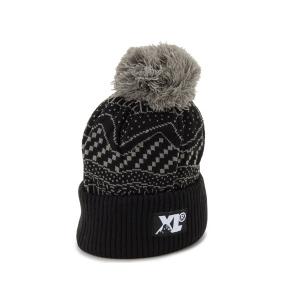 エクストララージ XLARGE ニット帽 M16C9202 SPOT POM BEANIE ブラック｜s-select