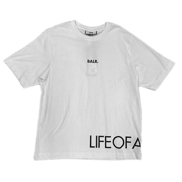 ボーラー（BALR.）　B11121063 WHT　サッカー　LIFE OF A BALR.  T-...