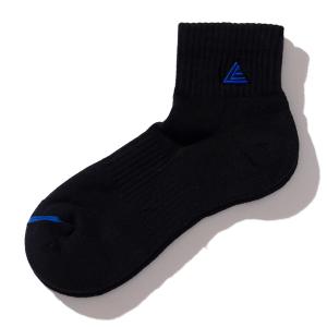 LEGIT（レジット）　LESO02  BLKBLU　バスケットボール　SHORT SOCKS　ショート丈ソックス　22FW｜s-sho