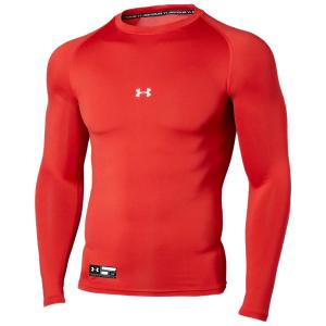 アンダーアーマー（UNDER ARMOUR）　1358646　600　野球　アンダーシャツ　UA ヒートギアアーマー コンプレッション ロングスリーブ クルー　20FW｜s-sho