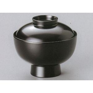 越前漆器12-00604 菊割 吸物椀 古代根来 1客売 蓋あり : 名入れギフト