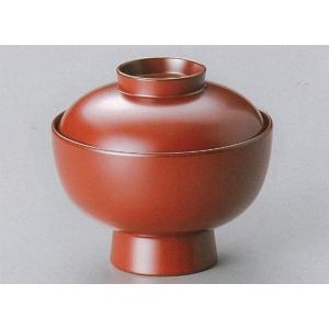 越前漆器12-00604 菊割 吸物椀 古代根来 1客売 蓋あり : 名入れギフト