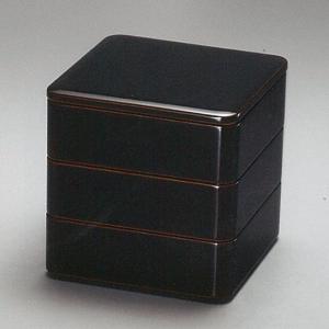 越前漆器4107-6 根来 亀甲三段重 : 名入れギフト漆器のしもむら - 通販