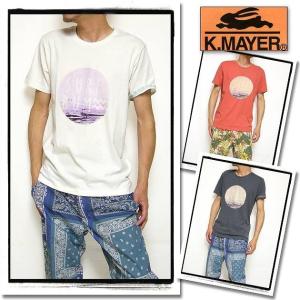 セールクリフメイヤーKRIFFMAYERメンズフォトプリント半袖Tシャツ（SURF）サーフモチーフのフォトプリントクリフメイヤー新作アメカジTシャ｜s-stance