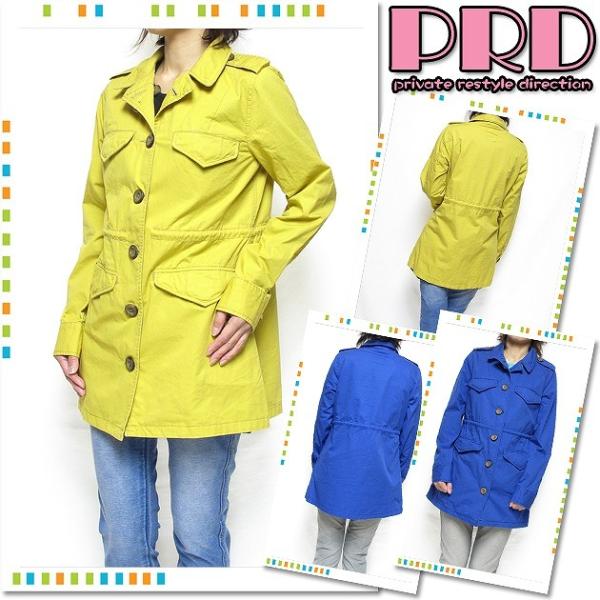 セールPRDレディースコットンツイル襟元アレンジハーフコート可愛くだけど大人っぽい新作スプリングジャ...