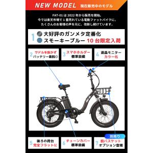 折りたたみ電動アシスト自転車 FAT-01 正...の詳細画像5
