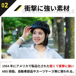 超軽量折りたたみヘルメット 自転車ヘルメット ...の詳細画像5