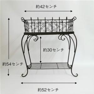 ガーデニング 雑貨 棚 花台 フラワースタンド...の詳細画像1