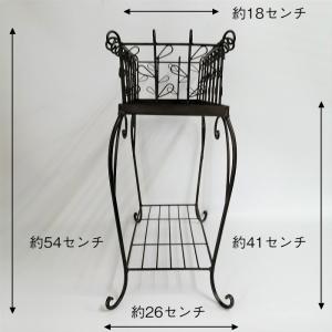 ガーデニング 雑貨 棚 花台 フラワースタンド...の詳細画像2