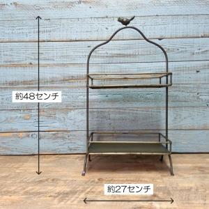 ガーデニング 雑貨 棚 花台 フラワースタンド...の詳細画像1