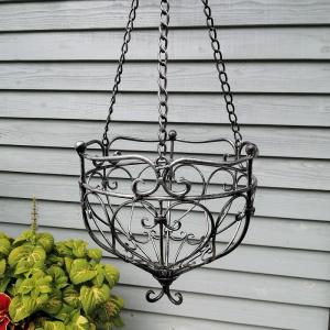 ガーデニング雑貨 アイアンハンギング CV-04-8379 ハンギングバスケット