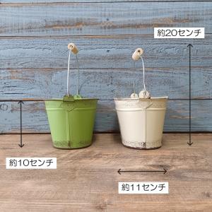 ガーデニング 雑貨 ブリキポット 植木鉢 鉢 ...の詳細画像2