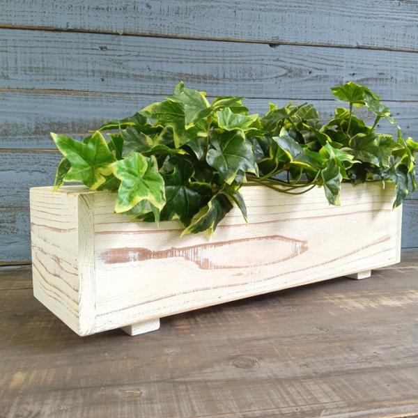 ガーデニング 雑貨 ウッドプランター 植木鉢 鉢 鉢カバー プランター ウッド 木製 アンティーク ...