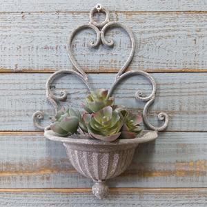 ガーデニング 雑貨 ハンギングバスケット アイアン 吊り下げ 壁掛け