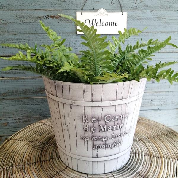 ガーデニング 雑貨 樹脂ポット 軽量 プラスチック鉢 植木鉢 鉢カバー 鉢 プランター アンティーク...